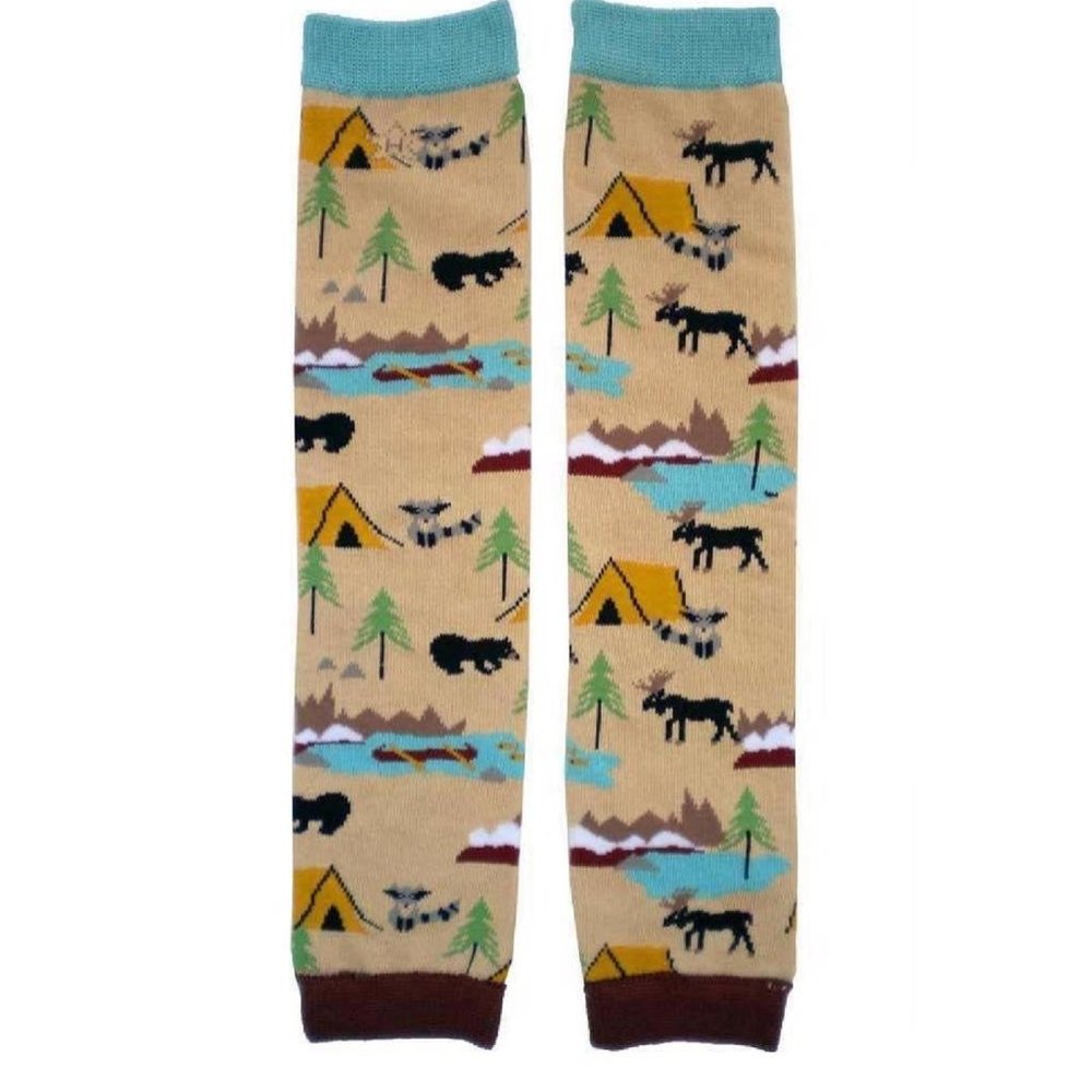 Great Outdoors Leg Warmers by Huggalugs - Footless -Babies to Kids 8 Years - NIP